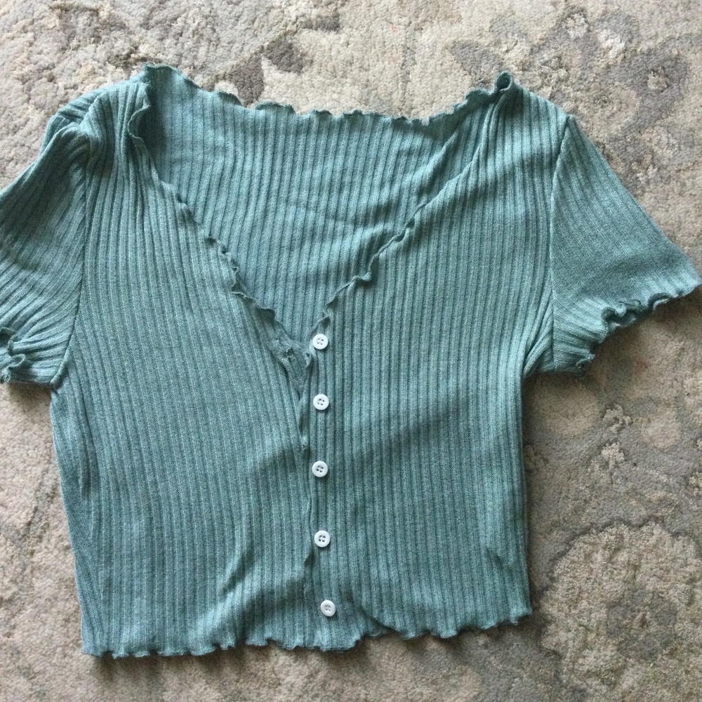 Teal sweater